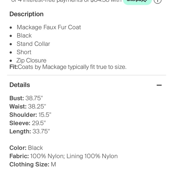 Mackage down size Medium - Picture 5 of 5